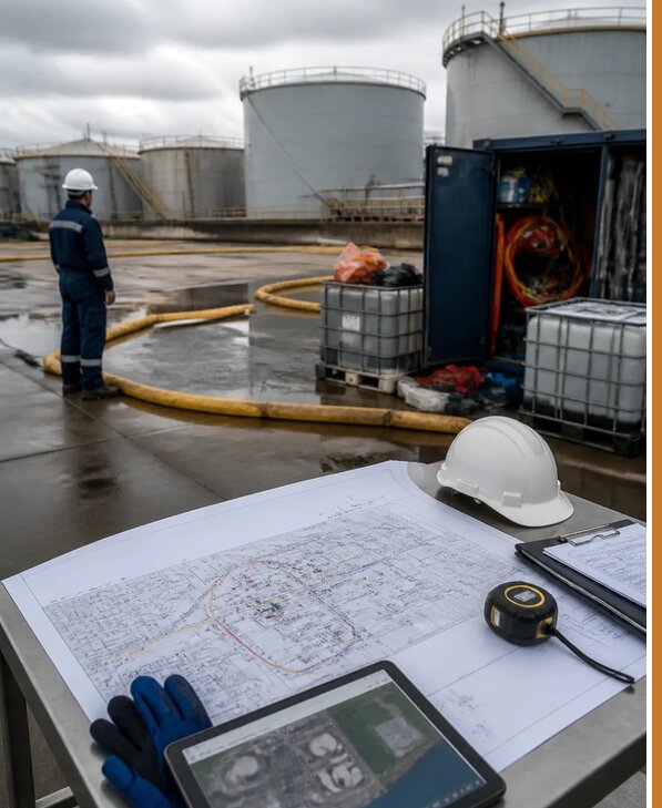 Разработка плана ликвидации разливов нефти в Стерлитамаке